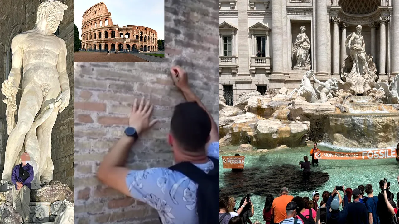 Turiştii străini, mai răi ca vandalii şi vizigoţii? Italia a făcut faţă cu greu distrugerilor şi aglomeraţiei în sezonul de vară 2023