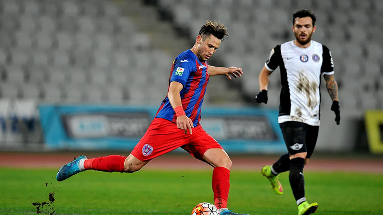 ASA Târgu Mureş, cu Mutu titular, remizează cu Viitorul lui Hagi, 1-1, în play-off-ul Ligii 1