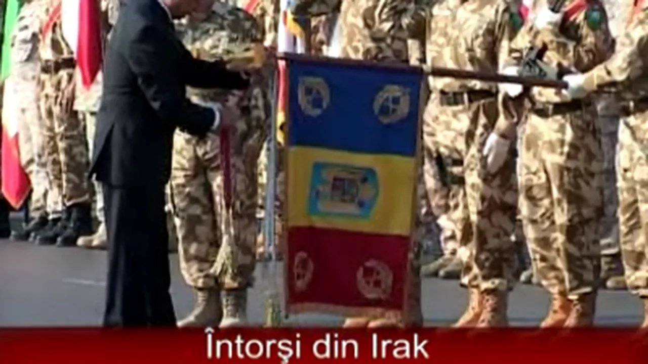 Băsescu: Sper că un monument va aminti de efortul militarilor români la reconstrucţia Irakului - VIDEO