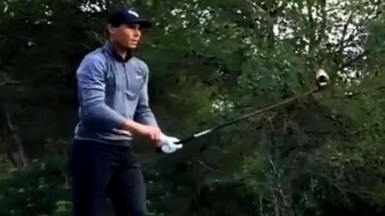 Nadal, campion şi la golf: a terminat pe podium un turneu la Mallorca