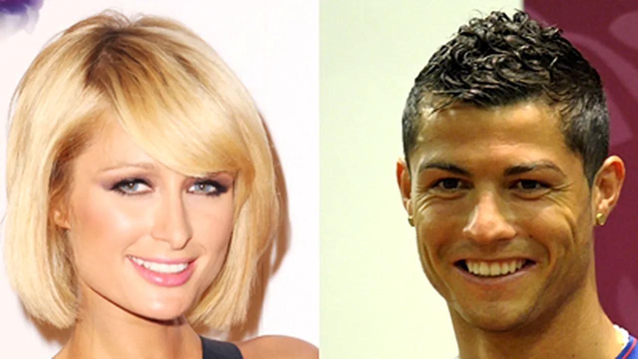 Paris Hilton crede că o relaţie cu Cristiano Ronaldo i-ar readuce popularitatea