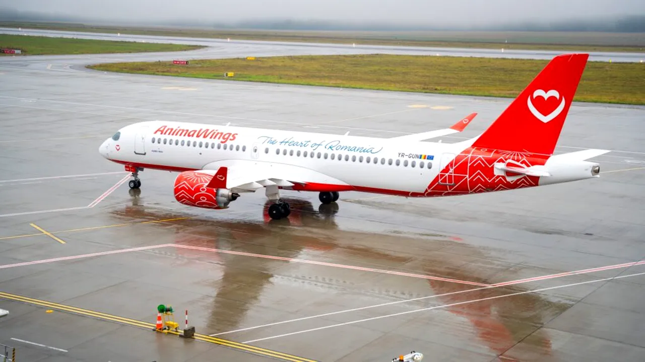 AnimaWings își triplează frecvența zborurilor interne și ajunge la 90 de curse săptămânale între București și cinci orașe din România