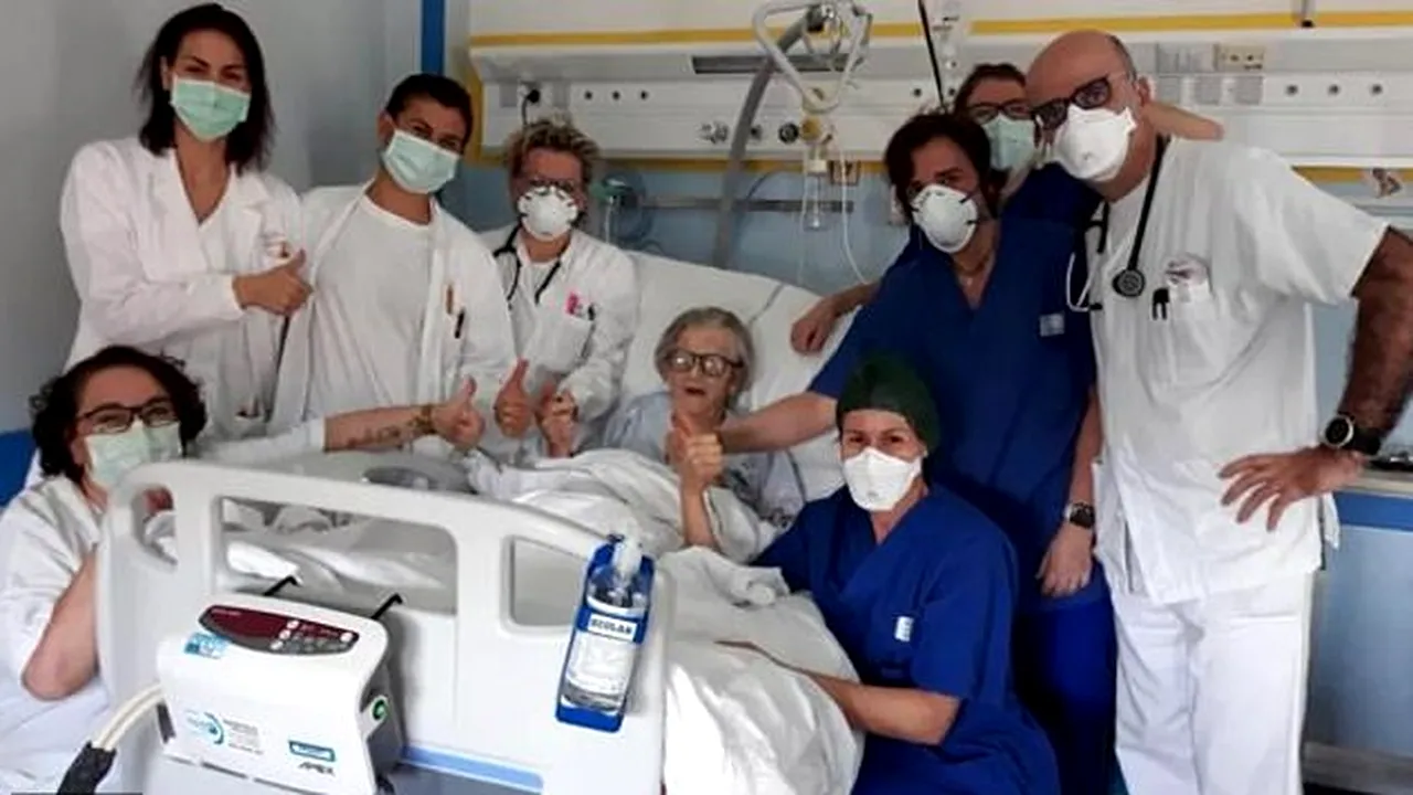 O femeie în vârstă de 95 de ani s-a vindecat de COVID-19 în Italia. Nu a fost tratată cu medicamente antivirale specifice