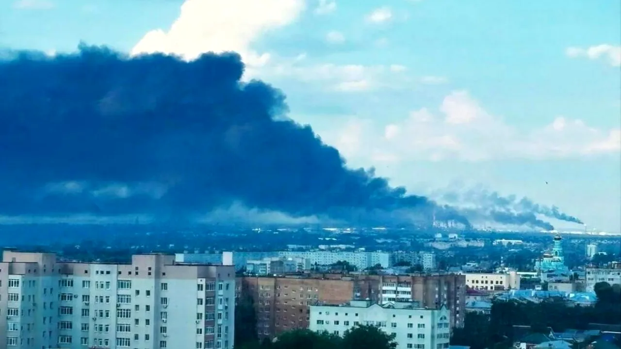 Ucraina lansează un nou atac asupra Rusiei. Dronele au lovit o rafinărie de petrol din Sizran