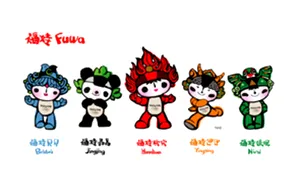 Mascotele Fuwa, motiv de superstiţie pentru chinezi (Video şi Galerie Foto)
