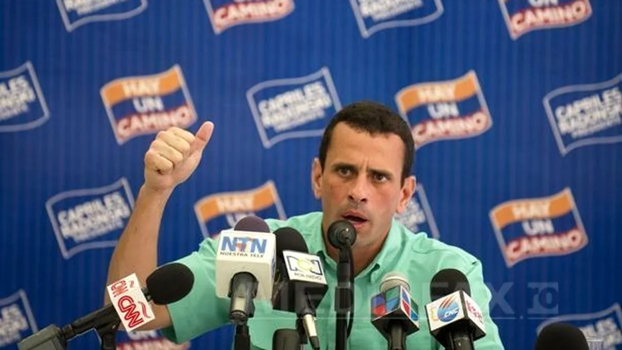 Venezuela: Liderul opoziţiei acuză guvernul că a 