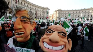 Zeci de mii de persoane au manifestat la Roma împotriva Guvernului