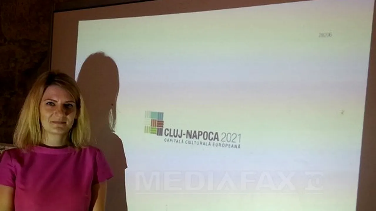 O împreunare de mâini stilizată - logo-ul Clujului în competiţia pentru Capitală Culturală Europeană