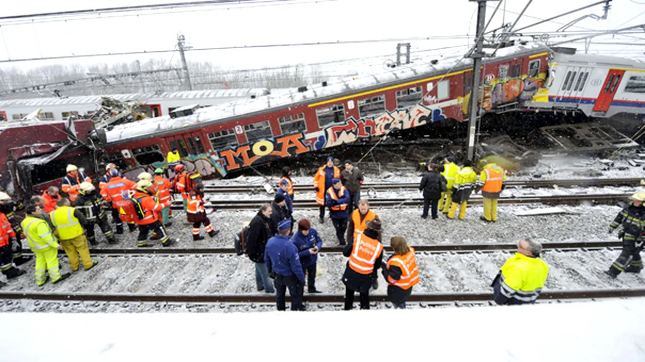 Accidentul feroviar din Belgia a provocat moartea a cel puţin 18 persoane - VIDEO, GALERIE FOTO