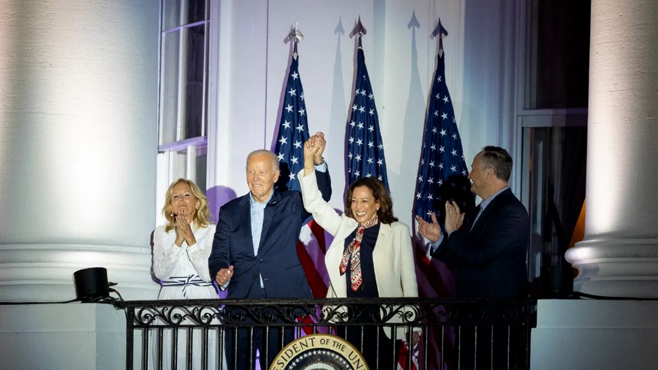 Susţinută de Joe Biden, Kamala Harris încearcă să îşi fixeze candidatura la Casa Albă