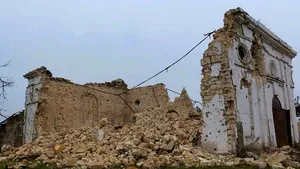 O biserică a supravieţuit celor două războaie mondiale şi a fost distrusă de bombardamentele ruşilor