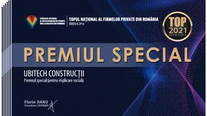 Ubitech Construcţii primeşte «Premiul special pentru implicare socială» la a 29-a ediţie CNIPMMR