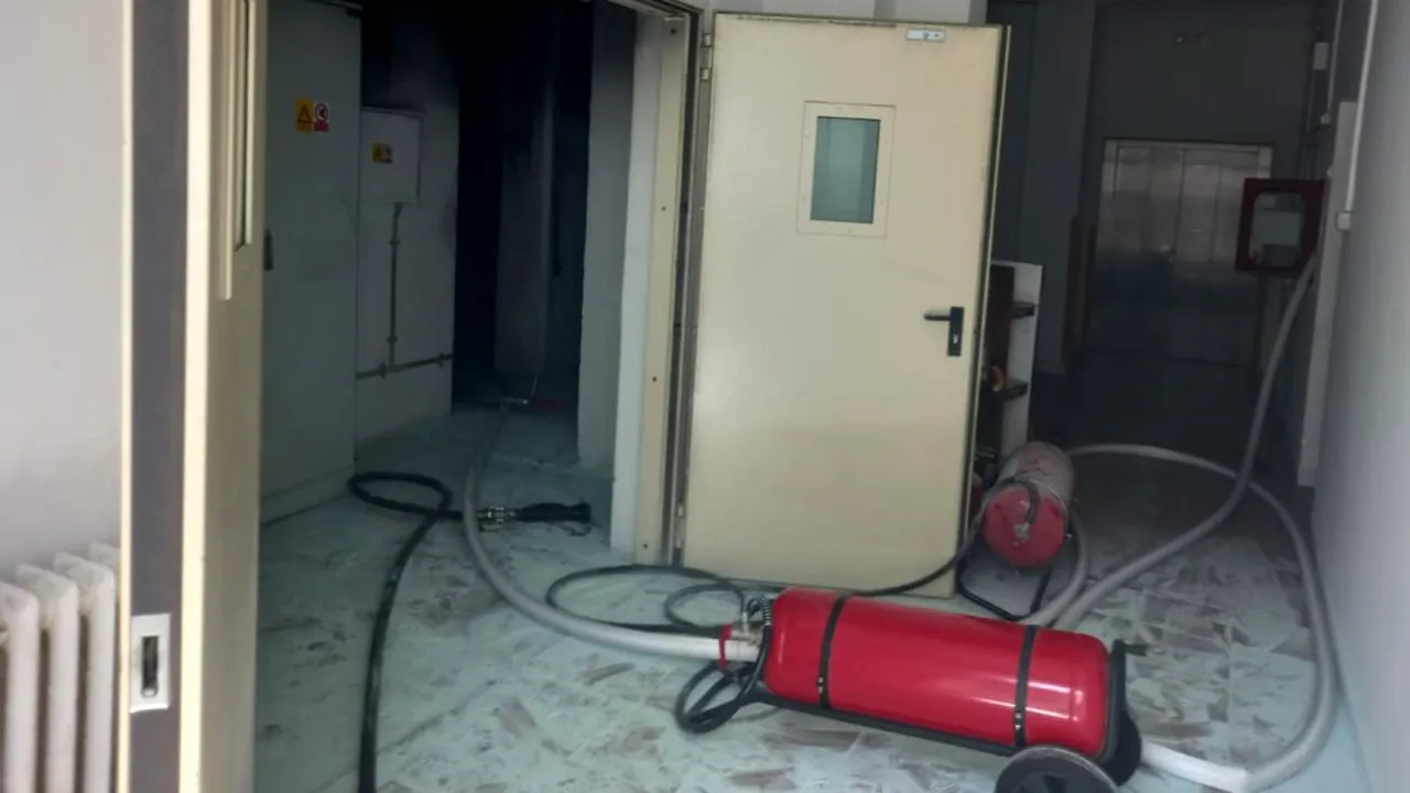 A fire broke out on Wednesday afternoon at the Cuza Vodă Maternity Hospital in Iași