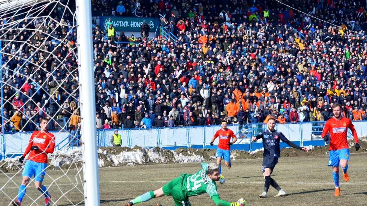 FC Hermannstadt a învins FCSB, scor 3-0, şi s-a calificat în semifinalele Cupei  României/ Bogdan Rusu: Puteam să le dăm şi 5-0/ Bogdan Blănaru: Au venit cu nasul pe sus
