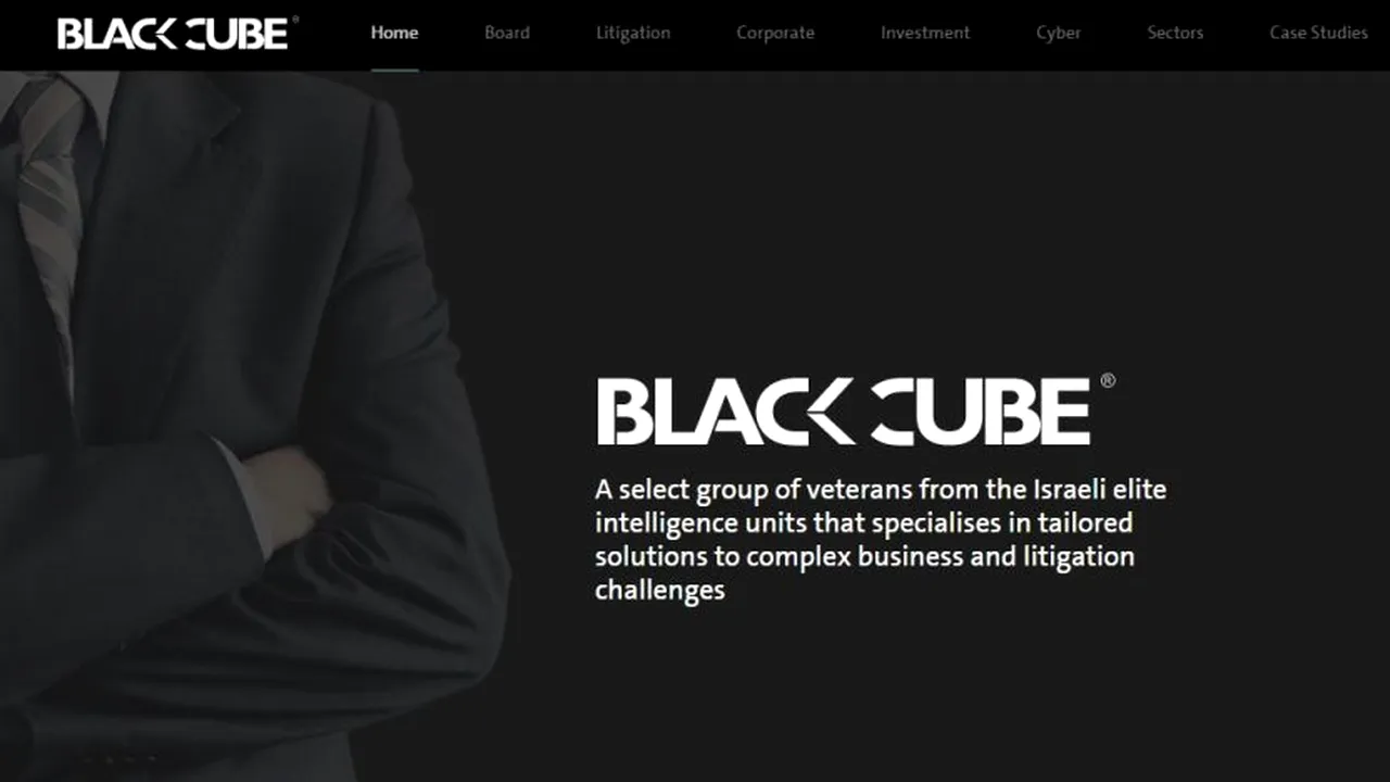 Elan Schwartzenberg, despre Black Cube: Firma, indusă în eroare. A fost plătită de un grup de afacerişti
