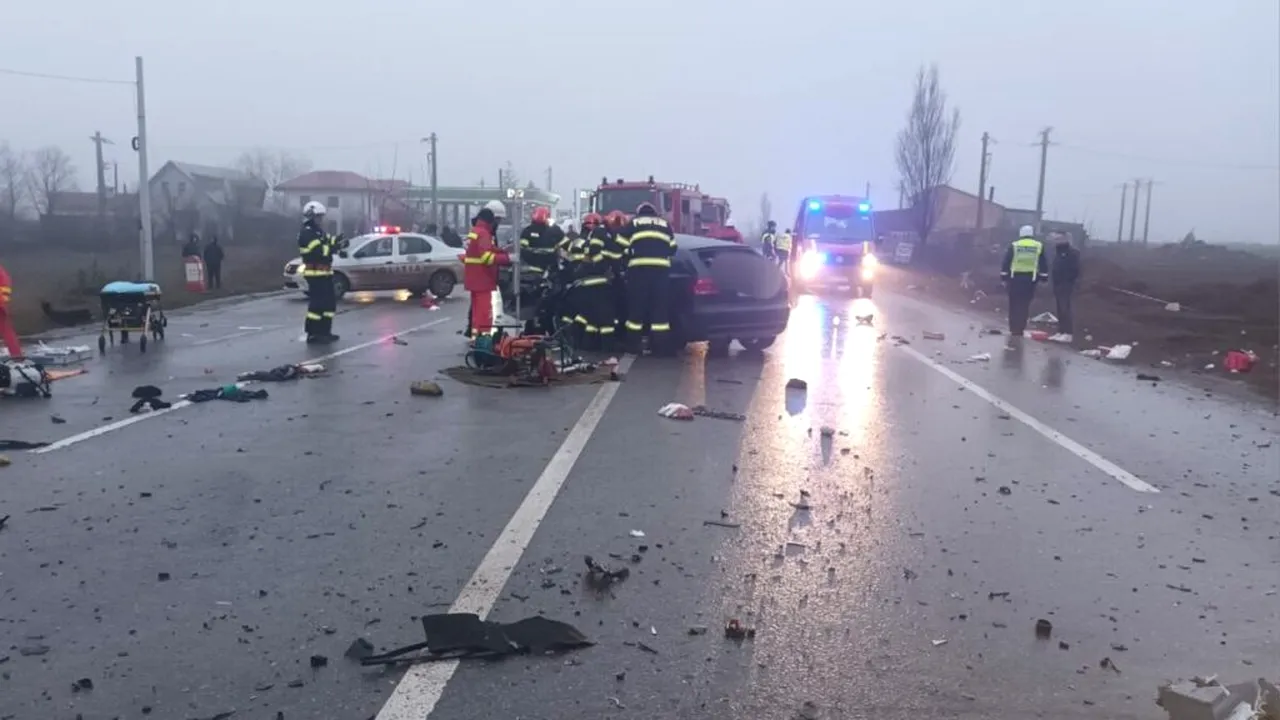 Accident grav în județul Neamț, pe E85: un mort și cinci răniți