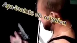Filmarea cu bărbatul care trage cu un pistol înspre un bloc a fost făcută în Germania - surse