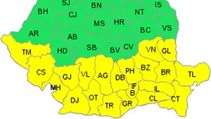 Southern Romania Under Weather Advisory For Gusty Wind, Snow Until Monday