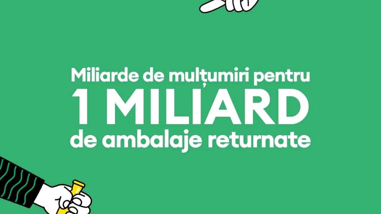 Ministrul mediului: un miliard de ambalaje au fost colectate prin Sistemul de Garanţie-Returnare