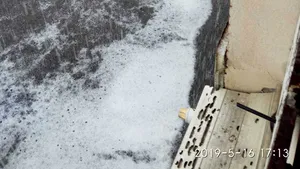 RUPERE de nori la Târgu-Jiu. Pompierii intervin pentru evacuarea apei | FOTO, VIDEO