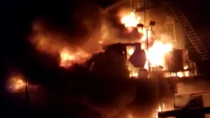 Explozie puternică la o platformă petrolieră din Louisiana | Mai multe persoane au fost rănite - VIDEO