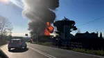 O explozie puternică a unei benzinării a zguduit capitala Italiei