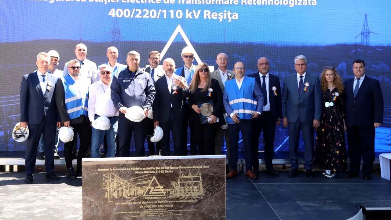 O nouă stație electrică de transformare, un nod important al magistralei de 400 kV din Banat, a fost inaugurată de Transelectrica. Investiția, realizată din surse proprii