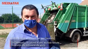 Viceprimarul comunei Deveselu conduce maşina de gunoi: Nu mi-e ruşine