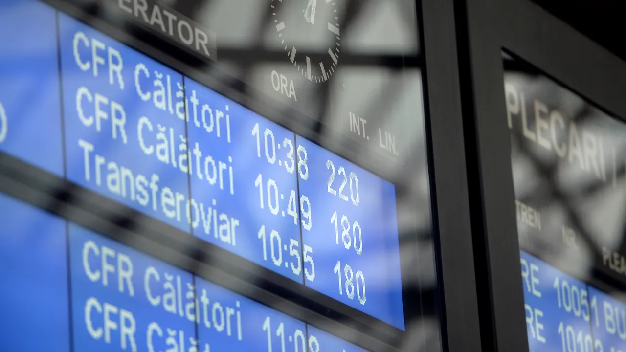 Greva de la CFR. Elevi blocaţi de 3 ore în tren, în Săruleşti, Constanţa: 