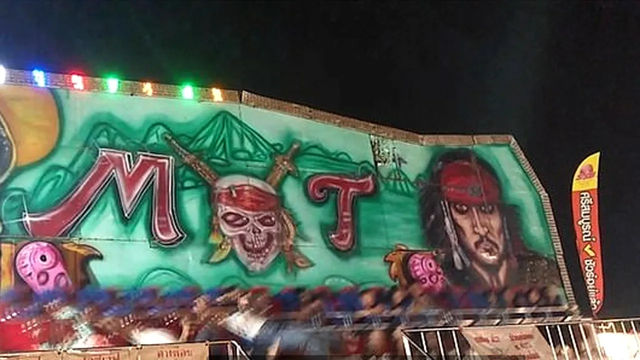 VIDEO | Momente de panică într-un parc de distracţii. Cel puţin şase persoane au fost aruncate din carusel