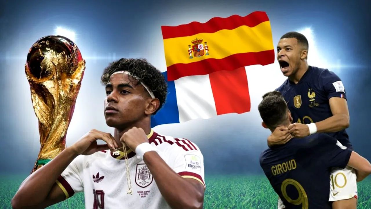 Doi fii de imigranți conduc Spania și Franța spre finala Cupei Mondiale. Când are loc duelul pentru finală 