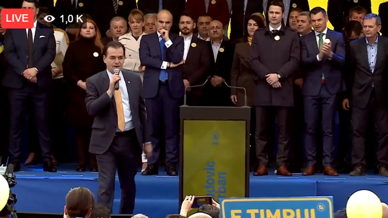Miting PNL în fieful PSD. Orban: Folosiţi ziarul acolo unde mergem toţi sau pentru a le da peste fund pesediştilor