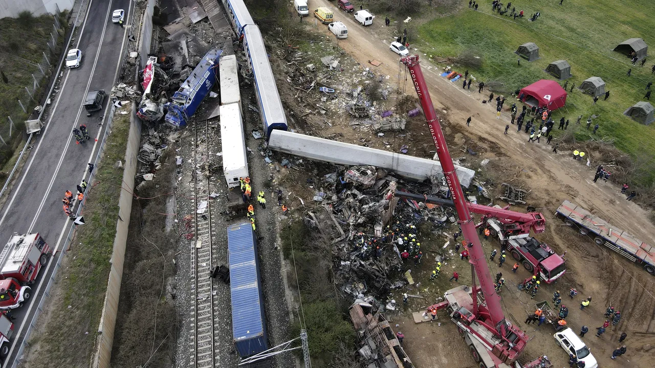 Bilanţul deceselor accidentului feroviar din Grecia a ajuns la 43