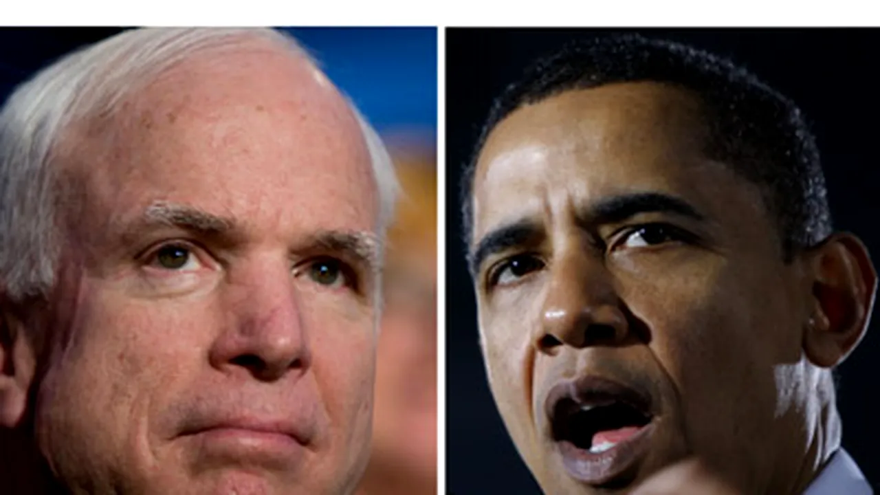 Obama are un avans în faţa lui McCain în patru state-cheie