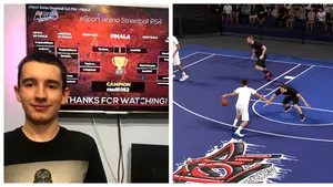 Coronavirusul a mutat baschetul pe PS4. Un român de 16 ani, primul campion la eSport Arena Streetball. Faza cu care a câştigat trofeul: VIDEO