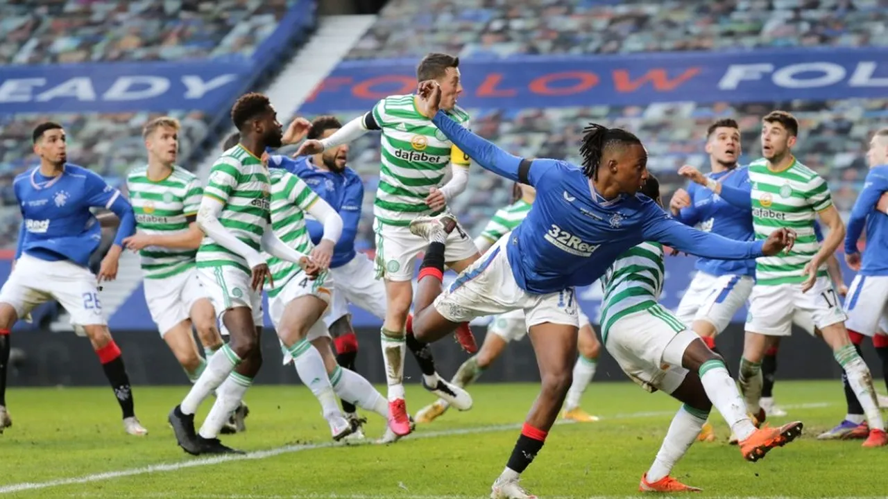 Glasgow Rangers se impune în meciul cu Celtic. Ianis Hagi a jucat doar în repriza secundă