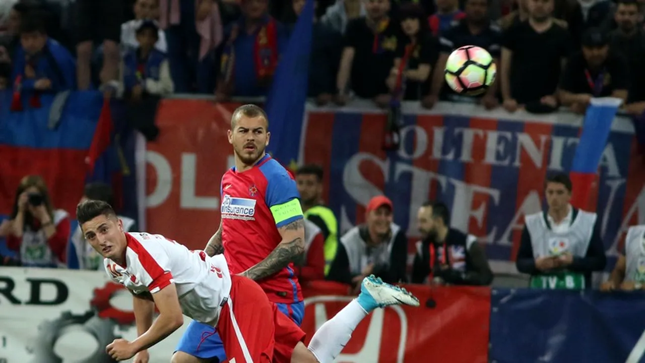 FCSB a învins Lugano, scor 2-1, în Europa League