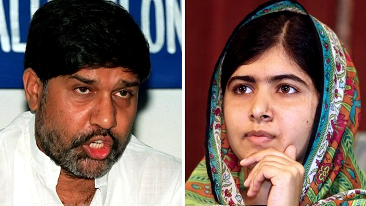 Malala Yousafzai şi Kailash Satyarthi, laureaţii Premiului Nobel pentru Pace pe 2014. Malala, cea mai tânără laureată din istorie