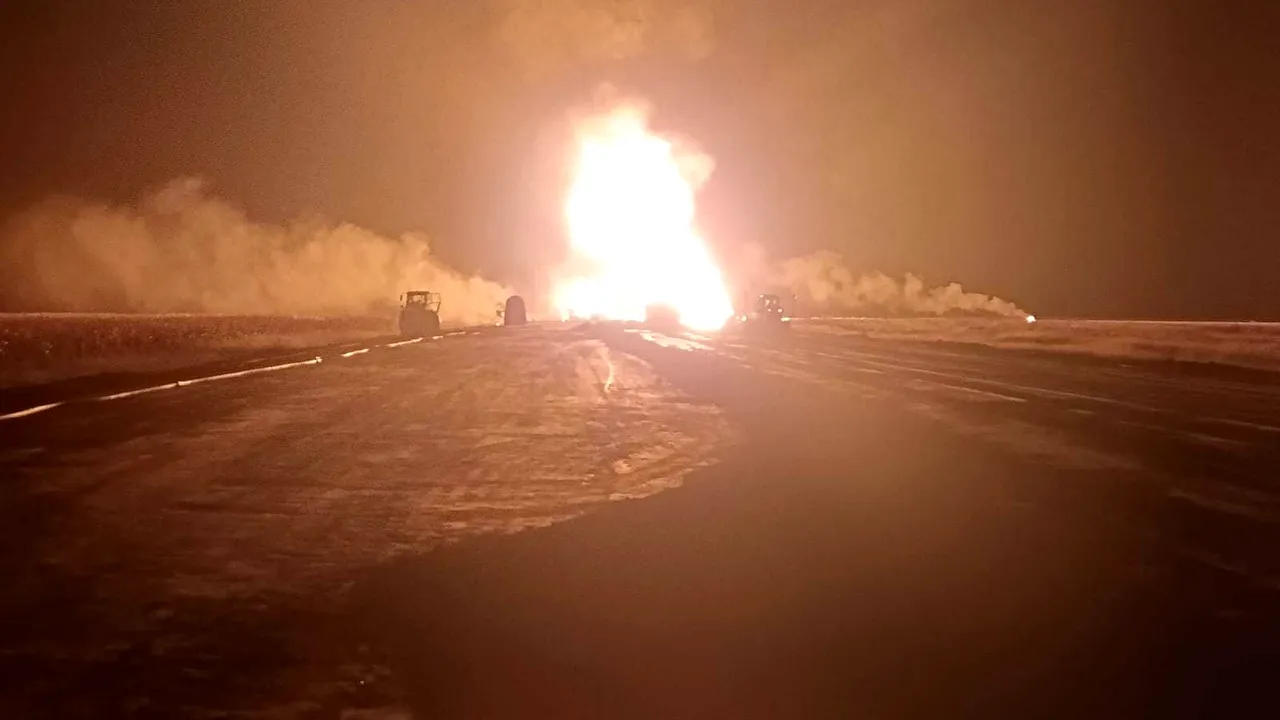 Explozia de pe A7: Transgaz acuză constructorul că nu a respectat avizul de amplasament / Prefectul judeţului spune că gazoductul era prea sus faţă de cum ar fi fost normal