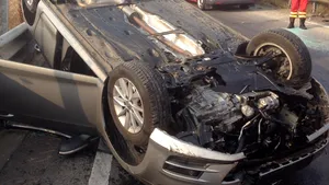 Argeş: Două asistente medicale, la spital, în urma unui accident rutier produs la ieşirea de pe A1 - FOTO/VIDEO