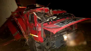 Un TIR care transporta bovine s-a răsturnat în Pasul Tihuţa. Pompierii au intervenit timp de şapte ore pentru evacuarea animalelor | FOTO