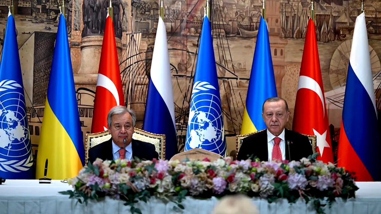 Rusia şi Ucraina au semnat, prin intermediul Turciei şi Naţiunilor Unite, acorduri privind cerealele