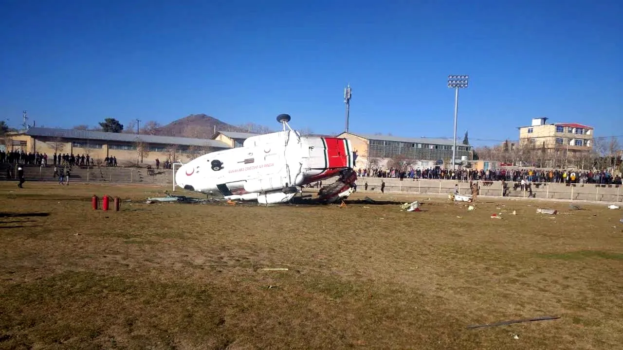 Ministrul iranian al Sporturilor, rănit într-un accident aerian