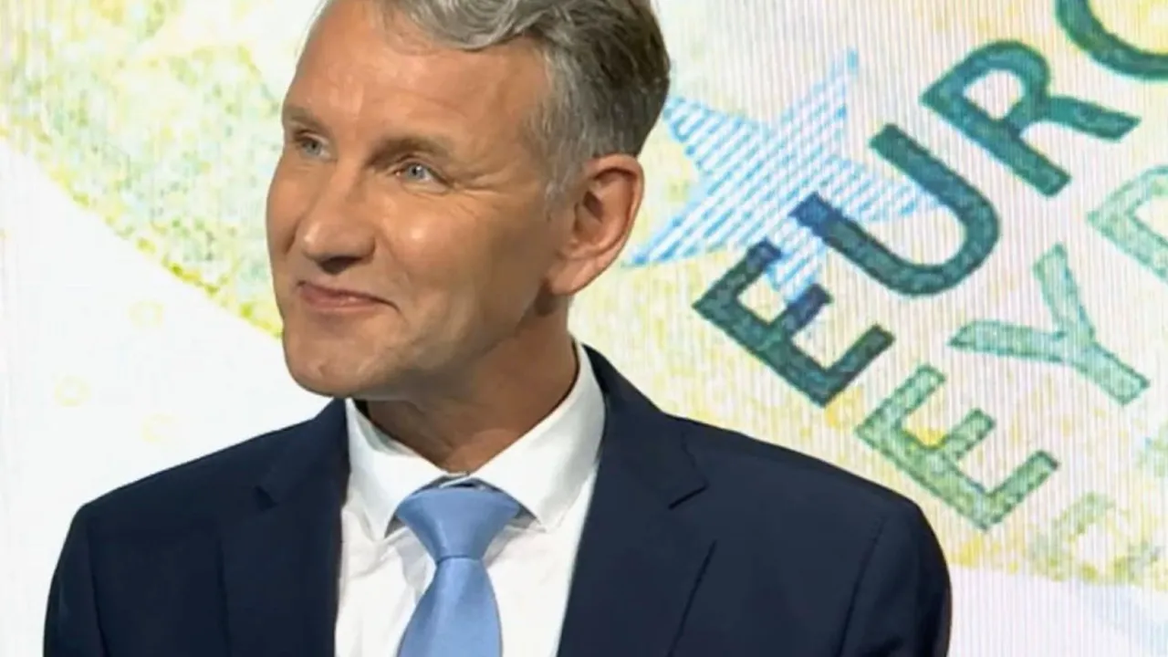 Liderul partidului AfD din landul Turingia, condamnat pentru folosirea unui slogan nazist interzis în Germania