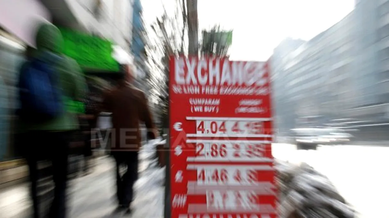 Cursul BNR a crescut uşor şi vineri, la 4,5809 lei/euro