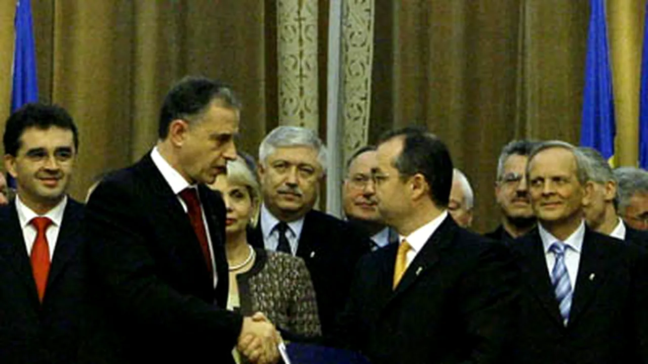 PSD+PC şi PDL au semnat 