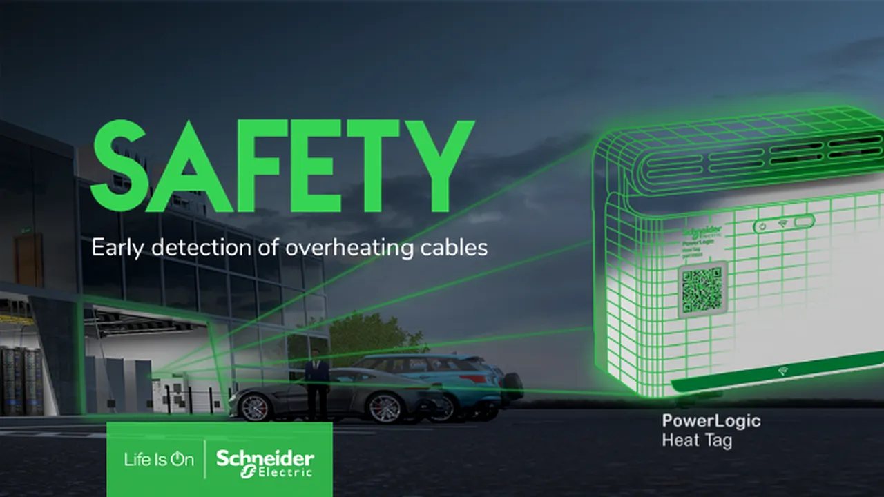 Schneider Electric lansează PowerLogic Heat Tag – senzori AI pentru prevenirea incendiilor