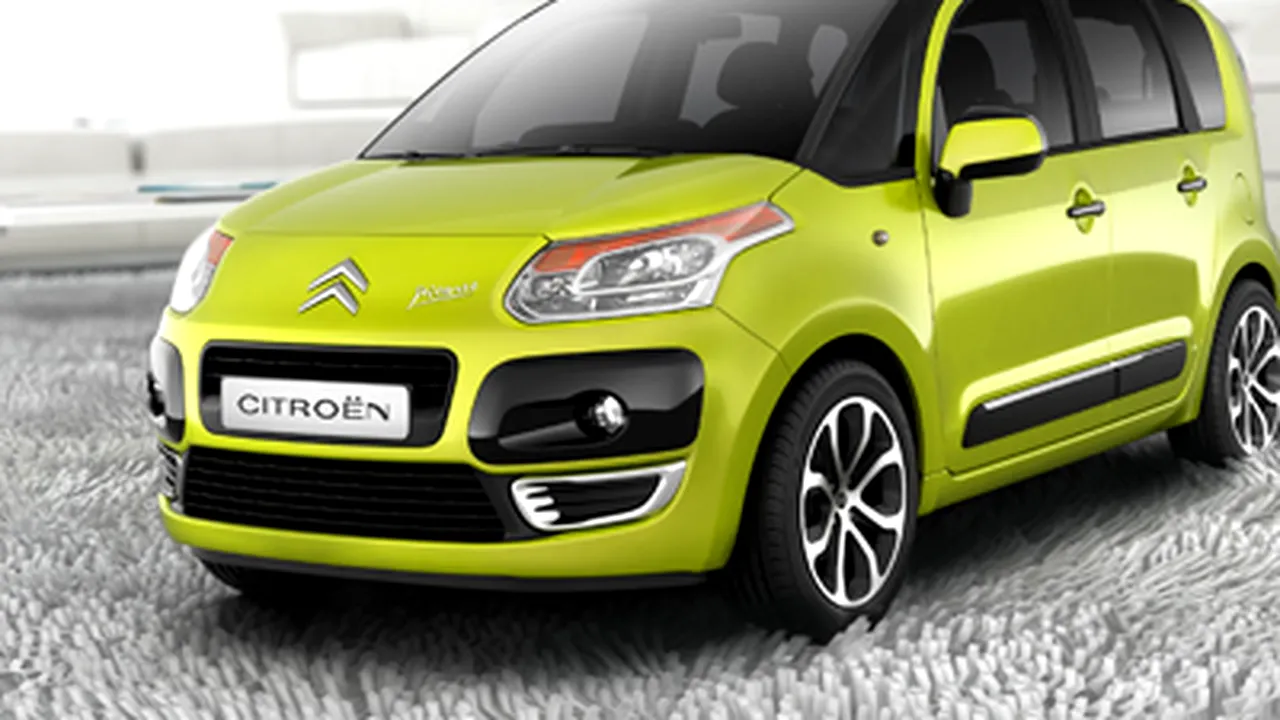 Citroën va lansa anul viitor în România monovolumul C3 Picasso (Galerie Foto)