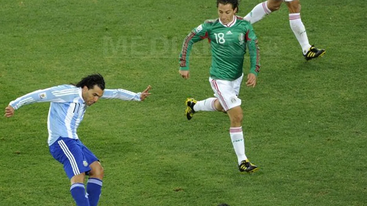 Gol din ofsaid validat pentru Argentina la meciul cu Mexic