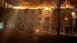 Spital din nord-estul Ucrainei, lovit cu o dronă. Clădirea a luat foc